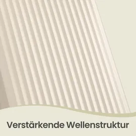 Songmics Mülleimer Küche 50 l Creme