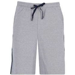 hajo Herren Sweatshorts - Klima-Komfort, Bermuda, Cotton-Mix, uni Grau S