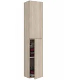 VCM Lendas Hochschrank 150 x 33 x 22 cm Sonoma-Eiche/Holz
