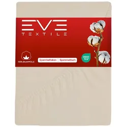 EVE Textile Spannbettlaken - creme