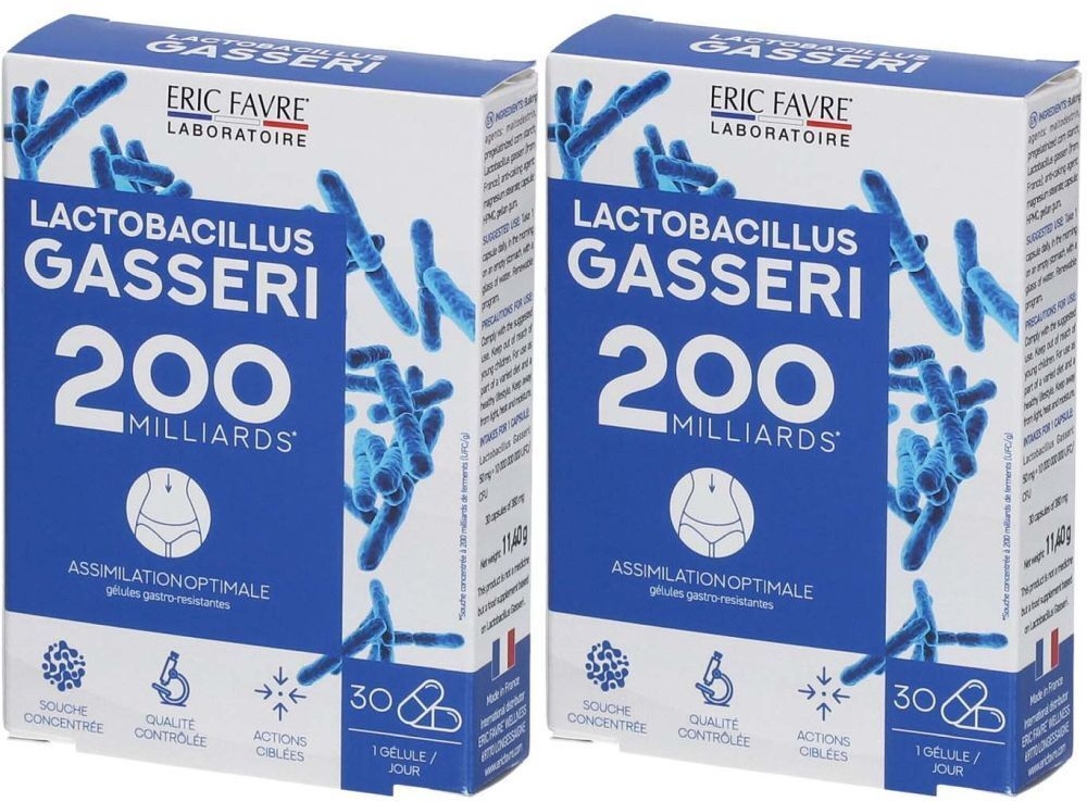 ERIC FAVRE® Lactobacillus Gasseri 200 Milliards 2x30 pc(s) capsule(s)