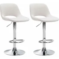 CLP 2er Set Barhocker Camden I Stoff-Bezug