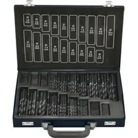 Fortis Spiralbohrer-Set DIN338 HSS rollgewalzt Typ RN 170-teilig 1-10,5 mm