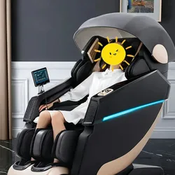 360Home 3D Massagesessel, Wärmefunktion, Sprachsteuerung,Zero Gravity, Bluetooth SL Schienen GH988
