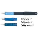 KAWECO Perkeo Kalligrafie-Set 3 Strichstärken Blau