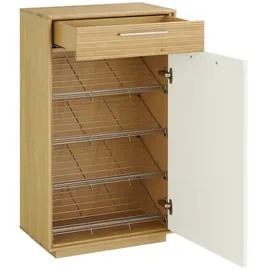 Möbel Kraft LOVENO 60 x 103 x 37 cm weiß / weiß