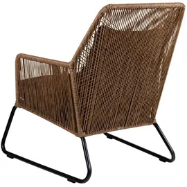 Brafab Midway Loungesessel, Geflecht braun,