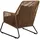 Brafab Midway Loungesessel, Geflecht braun,