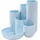 HAN CAMPUS Schreibtisch-Organizer Pastellblau 6 St.