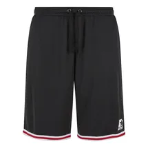 Starter Black Label "Starter Black Label Starter Mesh Sport Short", Herren, Gr. M, US-Größen, schwarz, 100% Polyester, loose fit, Hosen Shorts