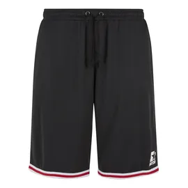 Starter Black Label "Starter Black Label Starter Mesh Sport Short", Herren, Gr. M, US-Größen, schwarz, 100% Polyester, loose fit, Hosen Shorts