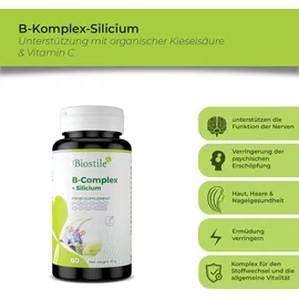 Biostile B-Complex + Silicium Kapseln 60 St.