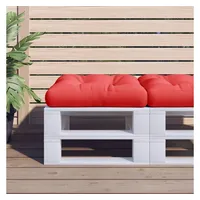 VidaXL Palettenkissen Rot 58x58x10 cm Stoff