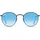 Ray-Ban Round Flash RB3447 black / blue gradient flash