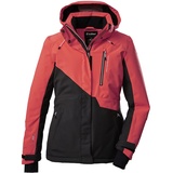 killtec (KILAH Damen Skijacke/Funktionsjacke mit abzippbarer Kapuze und Schneefang KSW 144 WMN SKI JCKT, anthrazitmelange, 38, 38624-000