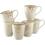 CreaTable Kaffeebecher 0,3 l Creme 6 St.