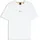Boss T-Shirt mit Label-Print, Weiss, M