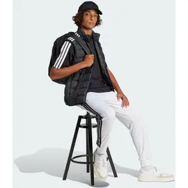 adidas Essentials 3-Streifen Single Jersey Kurzarm-T-Shirt Black / White 2 S