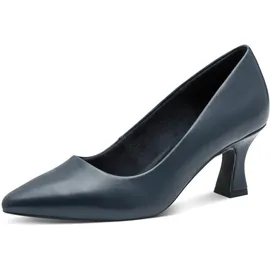 Marco Tozzi Damen Pumps Spitz Vegan, Blau (Dk.Navy), 40 EU