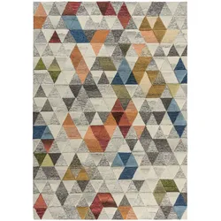 Kadima Design Moderner Teppich in Lebendigen Farben, mit Rutschfestem Rücken `Esk Leo`. 160x230 cm