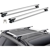 Vevor Dachträger Dachgepäckträger Alu Querträger (90 kg belastbar) für
