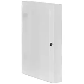 Oxford Heftbox Polyvision 4,0 cm transparent,