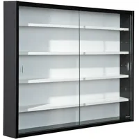 MID.YOU Hängevitrine Collecty ca. 80x60 cm Schwarz/Weiß