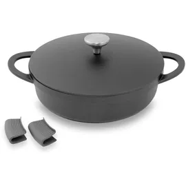 Kopf Topfset Atavola 8-teilig Aluguss, ILAG Basic Antihaftbeschichtung, Induktion, inkl. Griffschutz aus Silikon,
