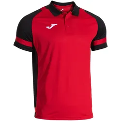 JOMA Lider Poloshirt 601 - rot/schwarz XL