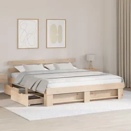 vidaXL 180 x 200 cm Braun