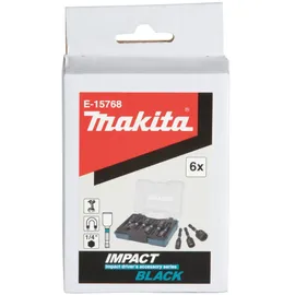 Makita Impact Black Steckschlüsselsatz, 6-tlg. E-15768