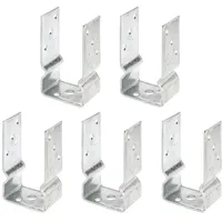 GAH Alberts Alberts 215392 U-Pfostenträger | zum Aufschrauben oder