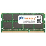 PHS-memory 8GB DDR3 für Aquado Mini PC Nano Dual BRIX-HDD Fanless V2 RAM Speicher SO DIMM P