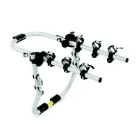 Fabbri Torbolino Heck-Fahrradträger für 3 faltbare Stahlfahrräder Grau