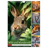 Calvendo Wild und Wundervoll Wandkalender 2026