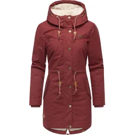 Ragwear Winterjacke "YM-Canny", Damen, Gr. M (38), orange (terra), Außenmaterial: 65% Polyester, 35% Baumwolle. Innenfutter: 100% Polyester.