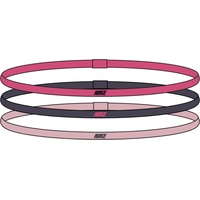 Nike Elastic 2.0 Haarband 3er Pack, pink