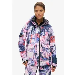 Superdry für Damen. WS110165A Ski-Rettungsjacke Ultimate mehrfarbig (L), Sportlich, Schnee, Recyceltes Polyester, Nachhaltig