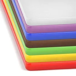 Gastronoble Hygiplas Low Density Schneidebretter - 7 Stück - LDPE - 1 x 45 x 30cm