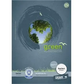 Staufen Staufen® Briefblock green DIN A4 kariert, 1 Block