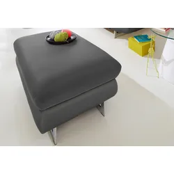 Hocker INOSIGN "Solution", grau, B:98cm H:45cm T:67cm, Hocker, Lederhocker Polsterhocker