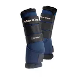 Back on Track Unisex Fast Pferdepflege-Wraps, blau - Medium