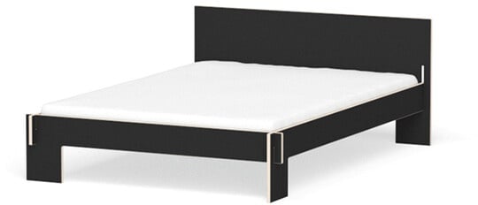 Cadre de lit avec tête de lit Loir Nils Holger Moormann, Designer Christoffer Martens, 74x152.6 cm