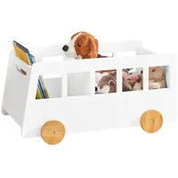 SoBuy Kinderregal Aufbewahrungsregal für Kinder Bücherständer Spielzeugregal Bücherregal Kinder bht ca.: 68x33x43cm