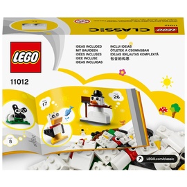 LEGO Classic Kreativ-Bauset mit weißen Steinen 11012