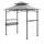 Costway Grillpavillon 2,42 x 1,53 m Grau/Schwarz