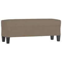 VidaXL Sitzbank Taupe 100x35x41 cm Stoff