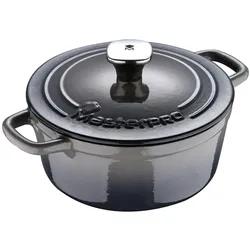 Masterpro - Einzigartiger Ø19cm Kochtopf mit Deckel aus Grauguss