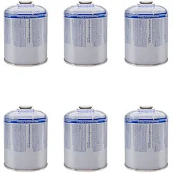 CADAC CA445  6er Set - Ventil-Gas-Kartusche  (445g Butan-Propan-Gemisch) - EN417...