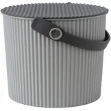 sceltevie Hachiman Aufbewahrungseimer Omnioutil S 8 l 8-tlg. grau